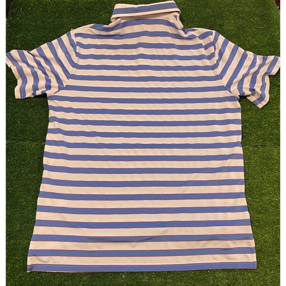 Ralph Lauren shirt mens large golf polo performance lightweight blue red white T - Picture 7 of 11